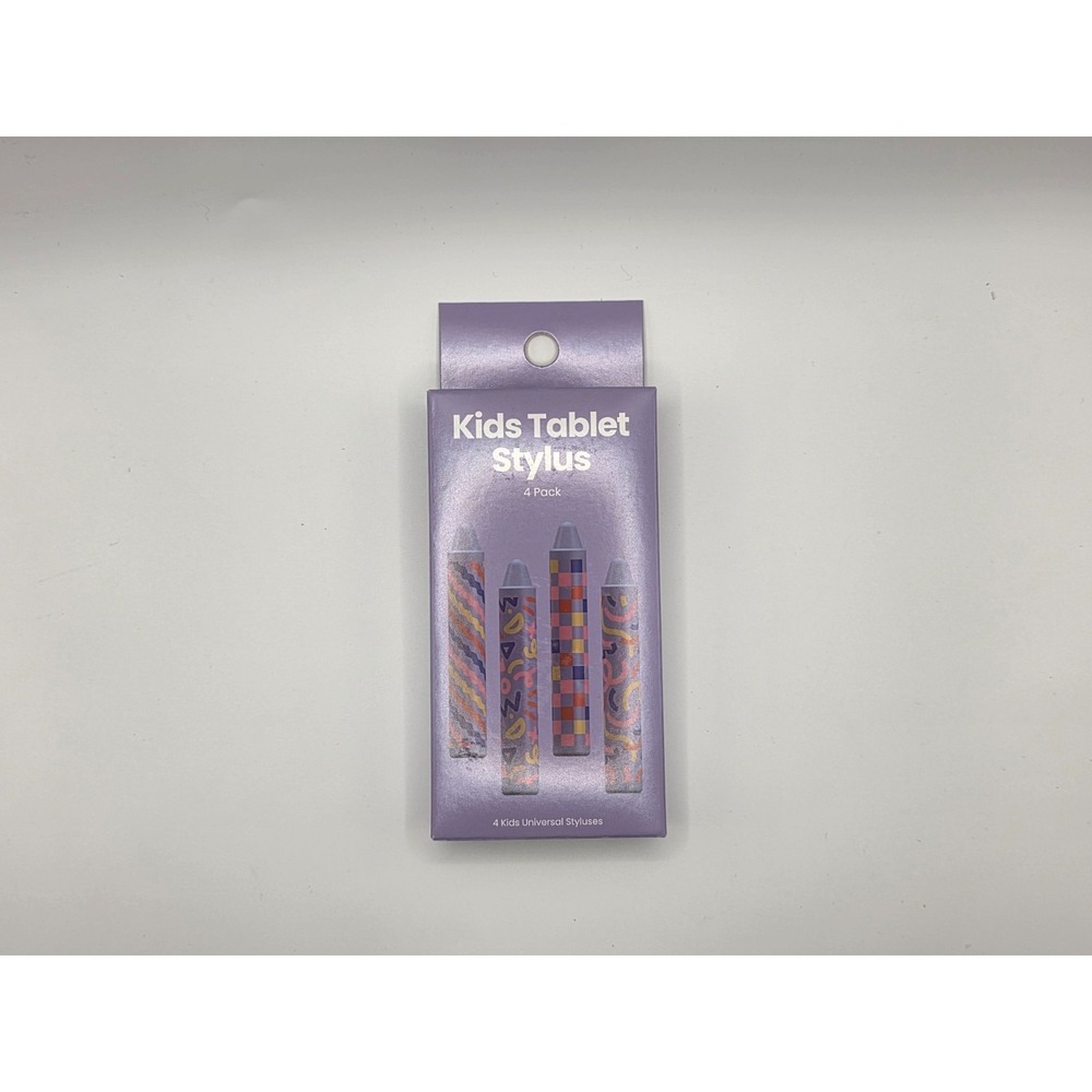 Kids Tablet Stylus Pen 4-Pack‎ Crayon Style for Tablets
